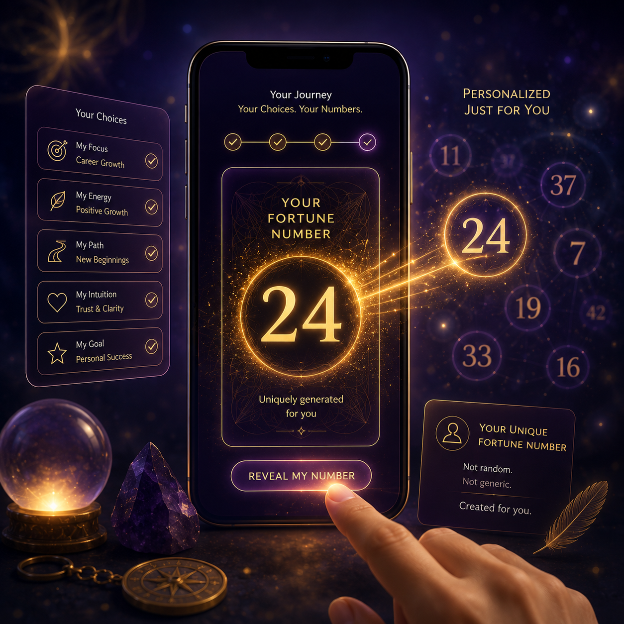 Personalized Fortune Numbers